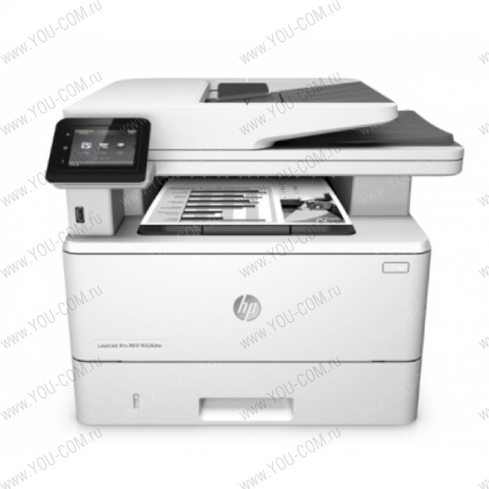 МФУ HP LaserJet Pro MFP M426fdw (p/c/s/f, A4, 600x600dpi, 38ppm, 256Mb, Duplex,2 trays 100+250, ADF 50, USB2.0+Walk-Up/GigEth/WiFi/NFC, ePrint, AirPrint, 1y warr, Cartridge 1500 pages.repl.CF288A)