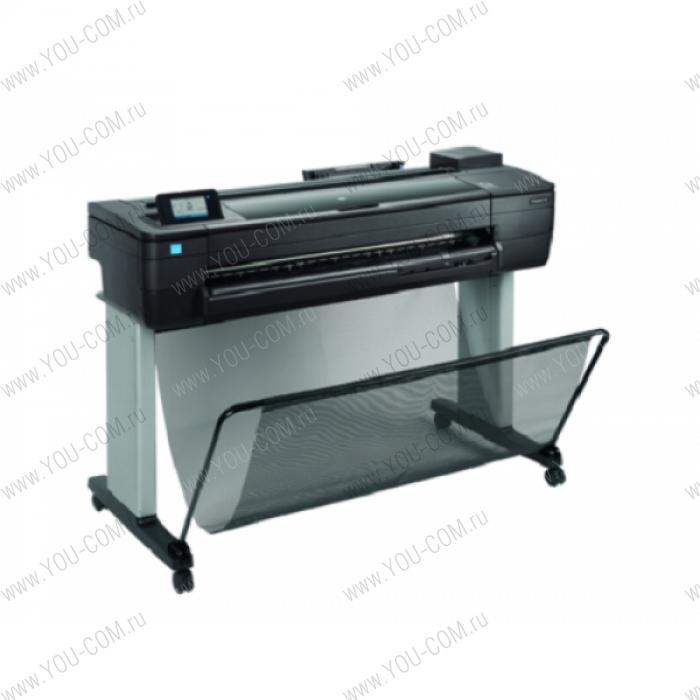 HP DesignJet T730 (36",4color,2400x1200dpi,1Gb, 25spp(A1 drawing mode),USB/GigEth/Wi-Fi,stand,media bin,rollfeed,sheetfeed,tray50 (A3/A4), autocutter,GL/2,RTL,PCL3 GUI, 2y warr)
