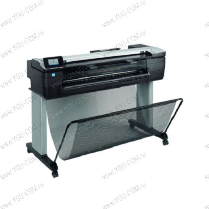 HP DesignJet T830 MFP (p/s/c, 36",4color,2400x1200dpi,1Gb, 25spp(A1 drawing mode),USB/GigEth/Wi-Fi,stand,media bin,rollfeed,sheetfeed,tray50 (A3/A4), autocutter,Scanner: 600dpi, 36x109", 1y warr)