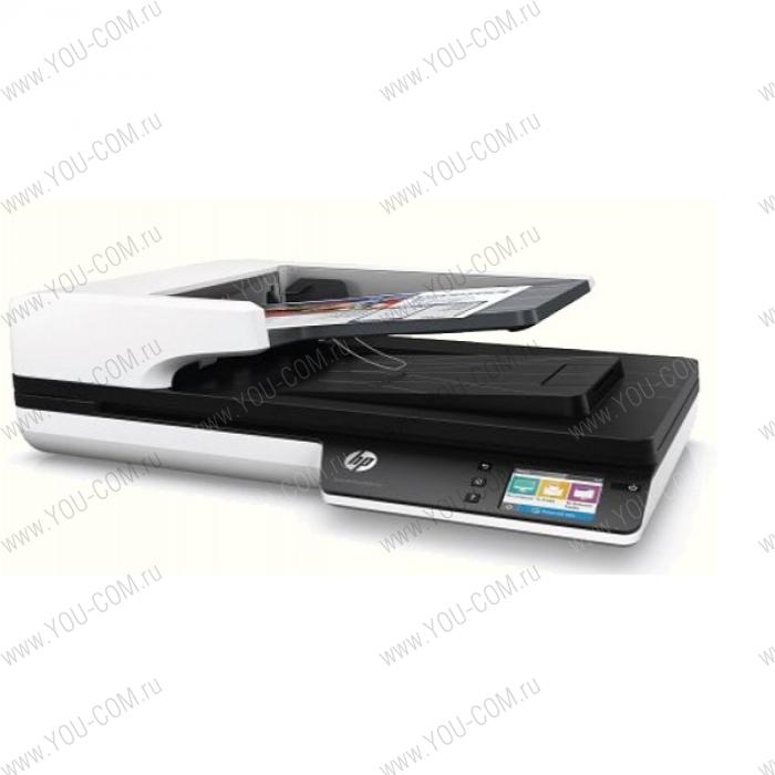 Сканер HP ScanJet Pro 4500 fn1 Network Scanner (CIS, A4, 1200dpi, 24bit, ADF 50 sheets, Duplex, 30 ppm/60 ipm, USB 3.0, GigEth., repl. SJ N6350 (L2703A))