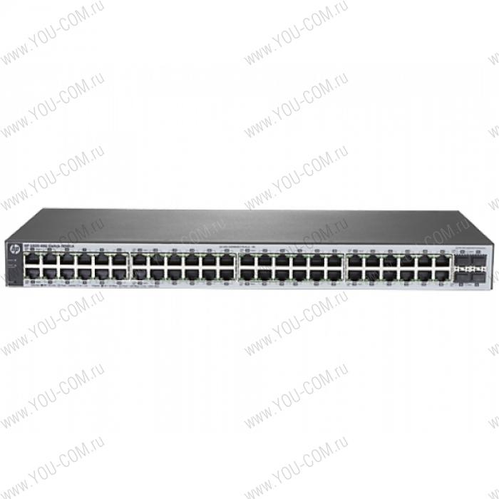 HPE 1820 48G Switch (48 ports 10/100/1000 + 4 SFP, WEB-managed, fanless) (repl. for J9660A)