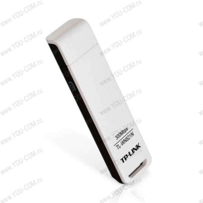 TP-Link Беспроводной сетевой USB-адаптер серии N, скорость до 300 Мбит/с