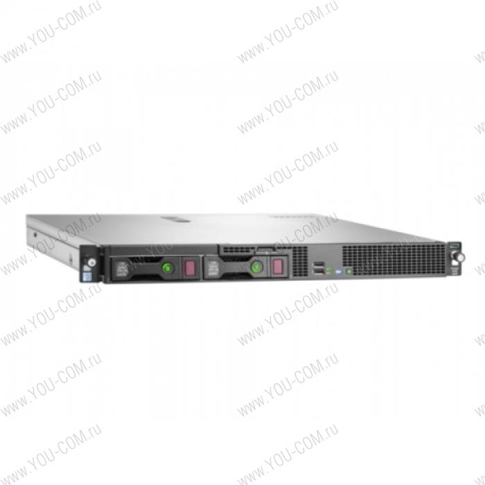 ProLiant DL20 Gen9 G4400 NHP Rack(1U)/Pentium2C 3.3GHz(3MB)/1x4GBUD_2133/B140i(ZM/RAID 0/1/10/5)/noHDD(2)LFF/noDVD/iLOstd(no port)/3Fans(NHP)/2x1GbEth/FricShortRK/1x290W(NHP)