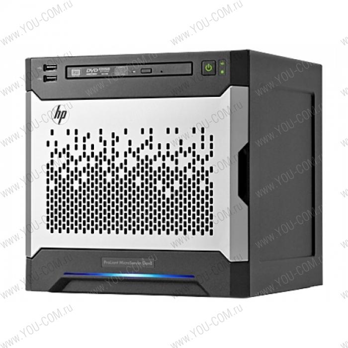 Сервер ProLiant MicroServer Gen8 i3-3240 NHP UMTower/1xCorei2C 3.4GHz(3MB)/1x4GbU1D_12800-STND/B120i(SATA/ZM/RAID0/1/1+0)/1x1TB(up4)LFF/1xPCI2.0/DVD-RW/iLO/2x1GbEth/PS200W(NHP)