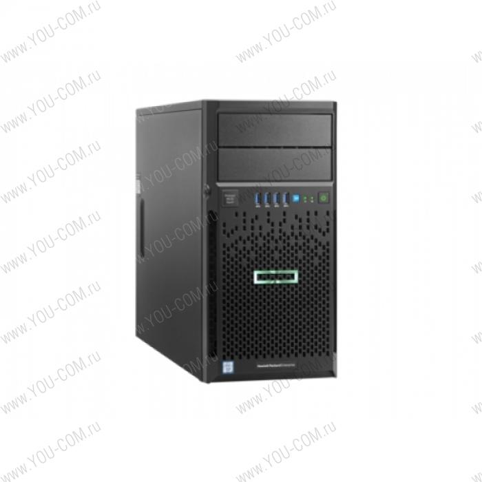 ProLiant ML30 Gen9 E3-1240v5 Hot Plug Tower(4U)/Xeon4C 3.5GHz(8MB)/1x8GBU2D_2133/B140i(ZM/RAID 0/1/10/5)/noHDD(4)LFF/noDVD/iLOstd(no port)/1NHPFan/2x1GbEth/1x460W(2up)