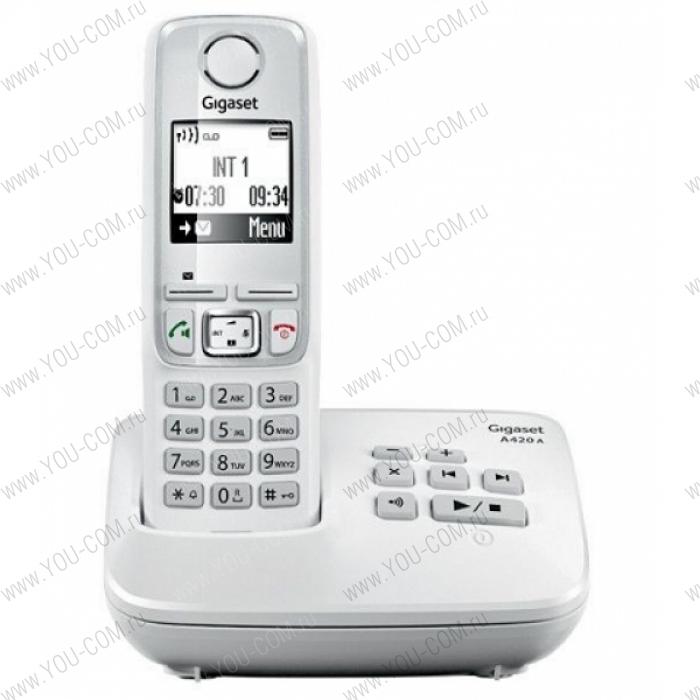 Беспроводной телефон DECT GIGASET A420A white