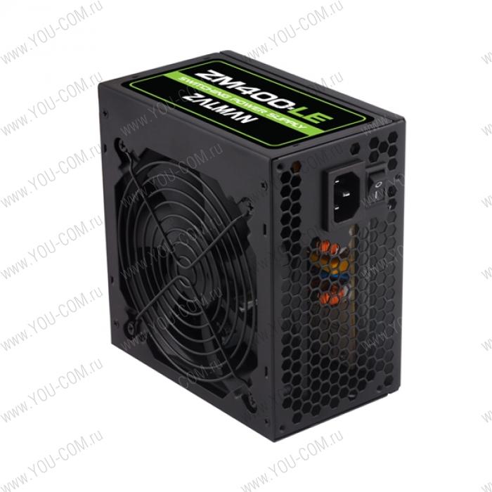 Блок питания Zalman ZM400-LE, 400Вт, ATX12V v2.3, вентилятор 12cm