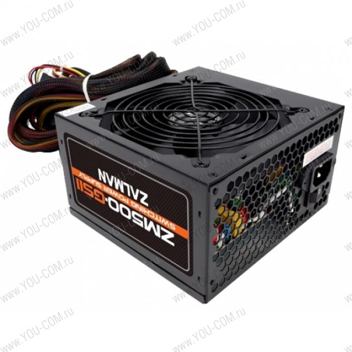 Retail, Блок питания Zalman ZM500-GSII 500W, ATX12V v2.3, APFC, 12cm Fan