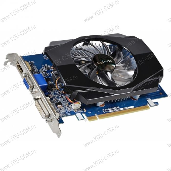 Gigabyte GV-N730D3-2GI BULK (NVIDIA GeForce GT 730 902 MHz, DDR3 1800 МГц, 64-разрядная, Dual-link DVI-D*1/HDMI*1/D-Sub*1)