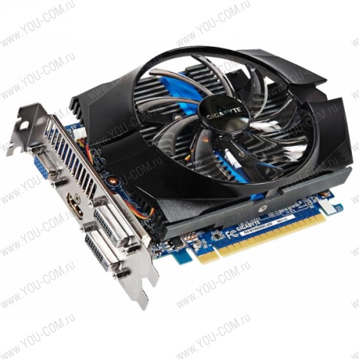 Gigabyte GV-N740D5OC-2GI (NVIDIA GeForce GT 740 1072MHz (993MHz), GDDR5 5400 MHz, 128-разрядная, Dual-link DVI-D*2/HDMI/D-Sub)