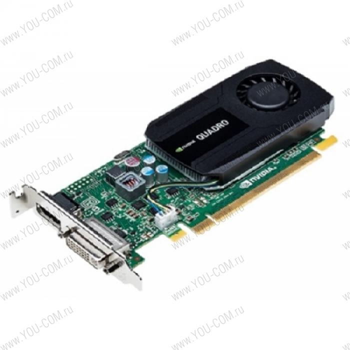 Видеоадаптер PNY Quadro K420 2GB PCIE DP DL DVI 876/891 128-bit DDR3 192Cores Low Profile PCB DP to DVI-D & DVI-I to VGA adapter, Retail