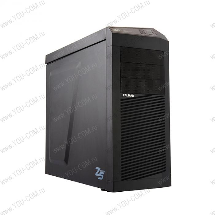 Корпус Zalman Z5U3 <Middle Tower, ATX,micro-ATX,без БП,ATX 12V,отсеки внутр.3x3.5",2x2.5",.3x5,25",порты:2xUSB2.0, 3xUSB3.0, mic.phones, в компл.:в перед.стенке 1х120мм,в зад.стенке:1х120мм>