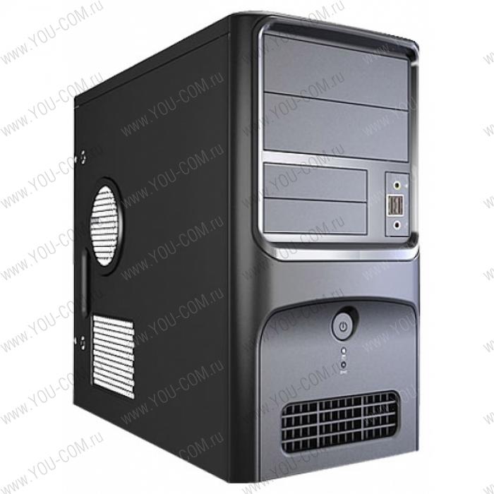 Mini Tower InWin EMR-011 Black/Silver 450W 2 *USB+AirDuct+Audio mATX