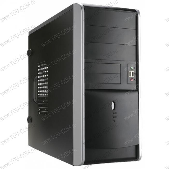 Midi Tower InWin EAR007 Black/Silver 500W 2 *USB+Audio ATX*6101398