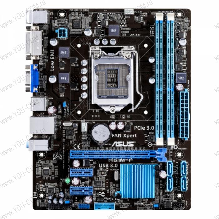 ASUS H61M-F LGA1155 H61 2DDR3 1 x D-Sub + 1 x DVI SATA 3Gb/s*4 8CH(HD) GBT LAN USB 3.0 microATX