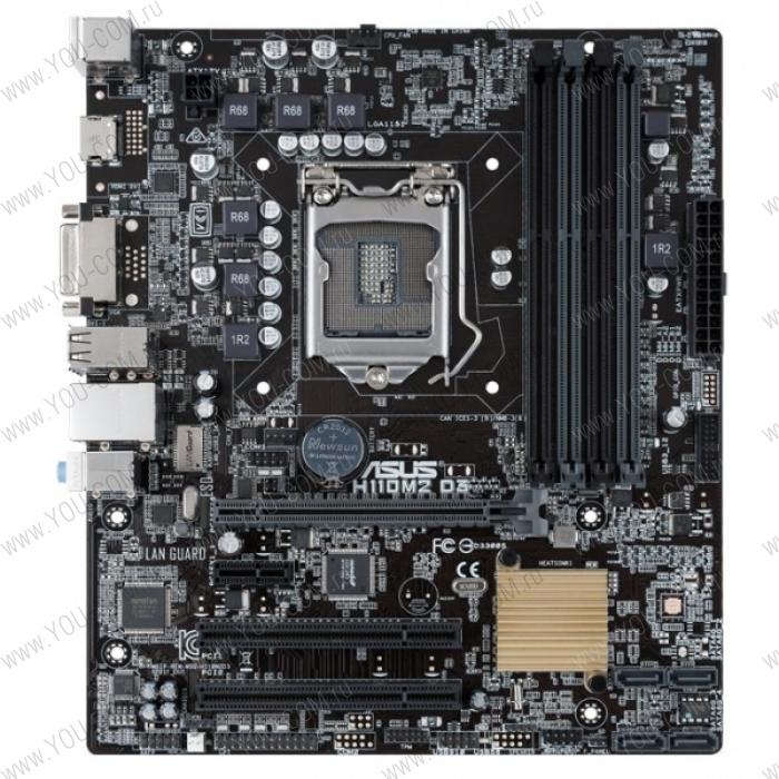 ASUS H110M2 D3 /LGA1151,H110,USB3.0,SATA 6G,MB ; 90MB0MP0-M0EAY0