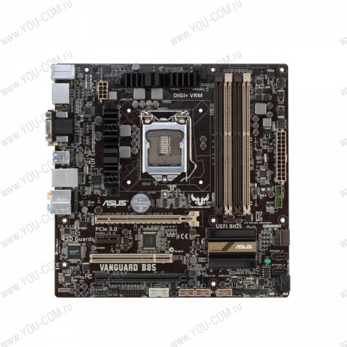 ASUS VANGUARD B85 Socket 1150 B85, D-SUB,HDMI,DVI, DP  LAN, COM ; 90MB0GN0-M0EAY0