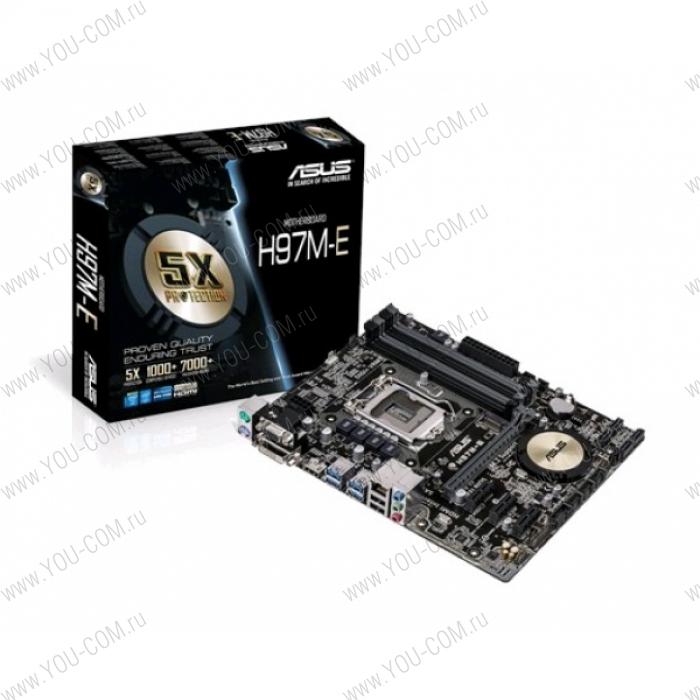 ASUS H97M-E Socket 1150,4D3,H97,M.2,HDMI ; 90MB0IQ0-M0EAY5