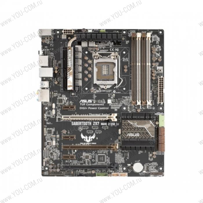 ASUS SABERTOOTH Z97 MARK 2/USB 3.1//LGA1150,Z97,USB3.1,SATA6G,MB ; 90MB0MH0-M0EAY0