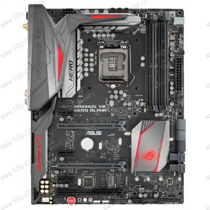 ASUS MAXIMUS VIII HERO ALPHA//LGA1151,Z170,USB3.1,SATA,U.2,MB ; 90MB0P50-M0EAY0