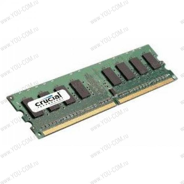 Оперативная память Crucial by Micron  DDR2   2GB  800MHz UDIMM (PC2-6400) CL6 1.8V (Retail)