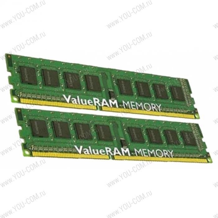 Kingston DDR-III 8GB (PC3-12800) 1600MHz CL11  Kit (2 x 4Gb) Single Rank
