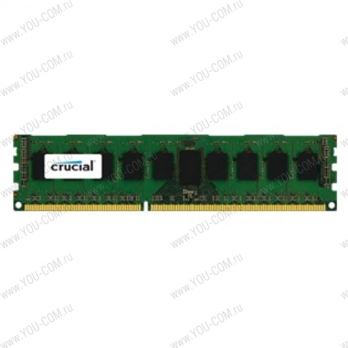 Crucial by Micron DDR-III  8GB (PC3-12800) 1600MHz ECC Reg, DR x4, 1.35V (Retail)