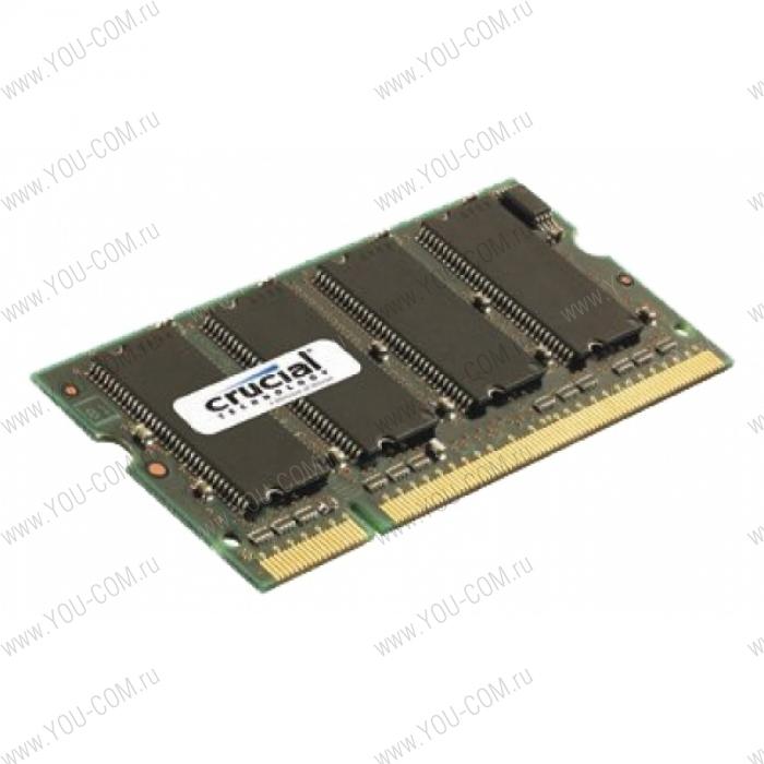 Crucial by Micron DDR-III 2GB (PC3-12800) 1600MHz SO-DIMM CL11 1.35/1.5V (Retail) Single Ranked