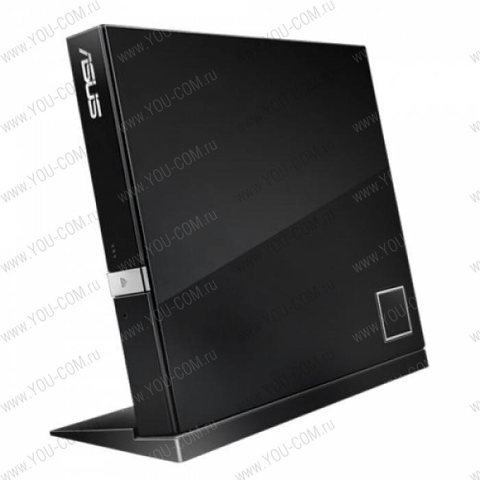 Привод ASUS SBW-06D2X-U/BLK/G/AS blu-ray writer, external ; 90-DT20305-UA199KZ