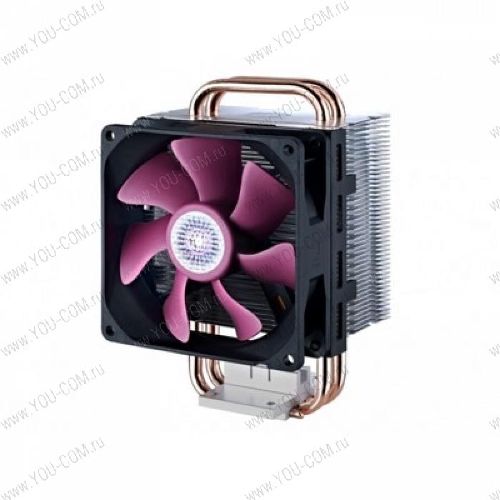 CPU Fan Blizzard T2 (RR-T2-22FP-R1) для LGA 1150/1155/1156/775, F1/AM3+/AM3/AM2+/AM2, TDP 95-105 Вт, размер упаковки: 15.27x18.04x9.93см, Al, 92x92x25 мм, 3пин, 2200 об/мин, 43CFM, MTBF40000 ч, 30dBA