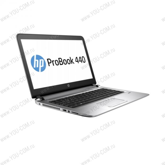Ноутбук без сумки HP Probook 440 G3 Core i5-6200U 2.3GHz,14" FHD LED AG Cam,8GB DDR4(1),1TB 5.4krpm,WiFi,BT,4C,FPR,1,68kg,1y,Win7Pro(64)+Win10Pro(64)