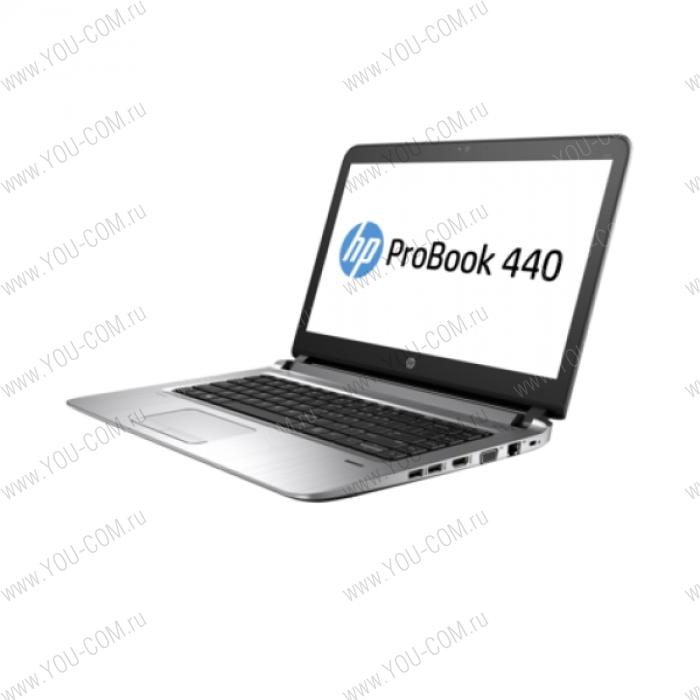 Ноутбук без сумки HP Probook 440 G3 Core i7-6500U 2.5GHz,14" FHD LED AG Cam,8GB DDR4(1),256GB SSD,WiFi,BT,4C,FPR,1,68kg,1y,Win7Pro(64)+Win10Pro(64)
