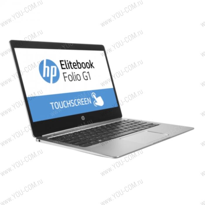 Ноутбук без сумки HP EliteBook Folio G1 M7-6Y75 1.2GHz,12.5 UHD LED Touch Cam,8GB DDR3L(Total),512GB SSD,WiFi,BT,4CCL,1.27kg,3y,Win10Pro(64)+USB-C to USB 3.0 Adapt