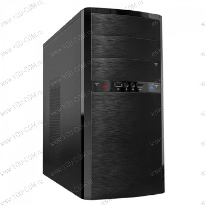 MidiTower Powerman ES722 Black _____ 2*USB 2.0,HD,Audio mATX(без блока питания)