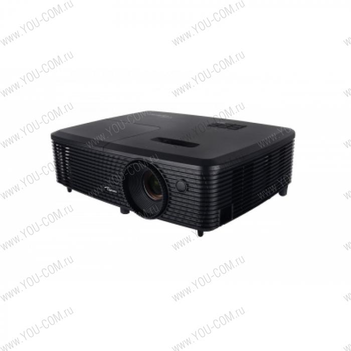 Проектор Optoma W341 Full 3D DLP,WXGA(1280*800),(1.54–1.7:1) 3600 ANSILm,22000:1; до 10000 час;+/- 40 vert; 2xHDMI(v1.4a 3D)+MHL;VGAIn;VGAOut;CompositeRCA;Audio IN MiniJack;AudioOUTx1;USB A(power/service);10W,RS232;2,17кг (95.72H02GC0E)