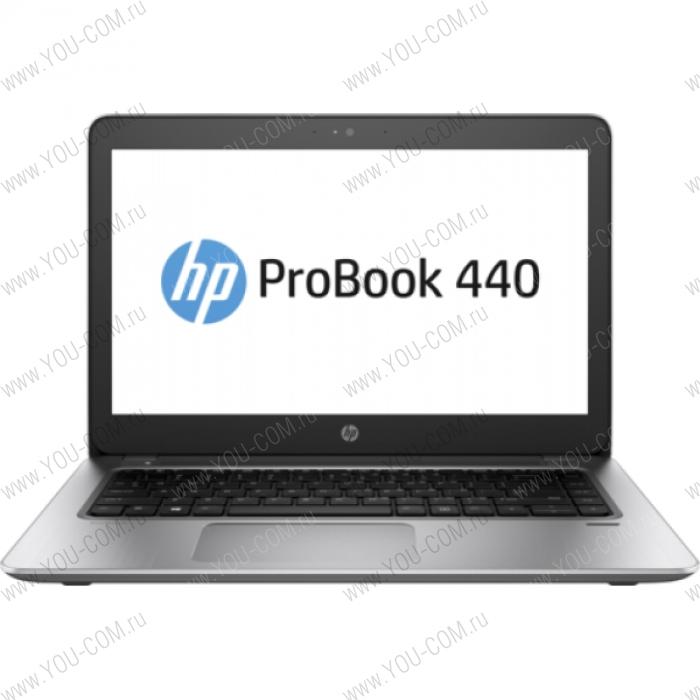 Ноутбук без сумки HP ProBook 440 G4 Core i5-7200U 2.5GHz,14" HD (1366x768) AG,4Gb DDR4(1),500Gb 7200,48 Wh LL,FPR,1.68kg,1y,Silver,Win10Pro