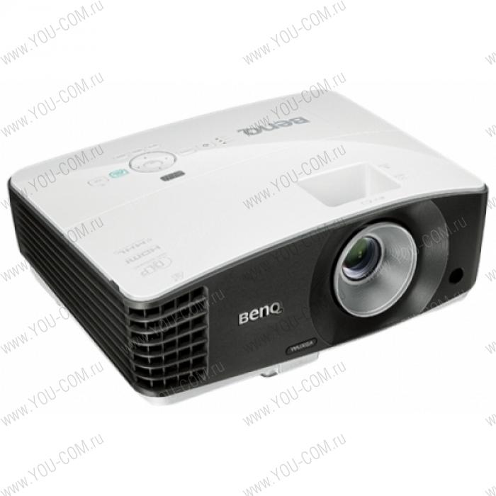 Проектор BenQ MU706 DLP; WUXGA; 4000 AL; High contrast ratio 12000:1; 1.3X zoom; Short throw (1.15 - 1.5); 3.3 kg; Noise 28dB (eco); Speaker 2W x1; HDMI x2 (1 w/MHL);  3D via HDMI; auto vertical & H/V