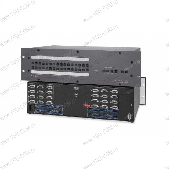 Матричный коммутатор Extron MVX 1212 VGA A [60-858-01] сигналов VGA и стерео аудио с ADSP™, управление по RS-232 и RS-422, высота 3U, 500 МГц.