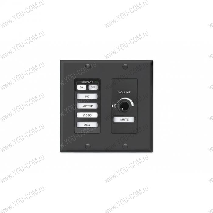Контроллер [60-1182-02] Extron MLC 64 RS VC D MediaLink® Controller With Volume Control Knob - Decora® Wallplate 