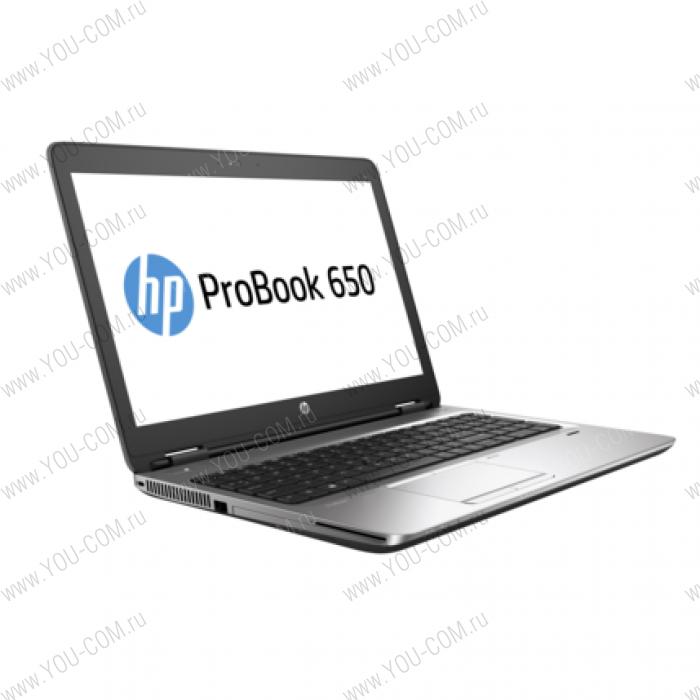Ноутбук HP ProBook 650 G2 Core i5-6200U 2.3GHz,15.6" HD LED AG Cam,4GB DDR4(1),500GB 7.2krpm,DVDRW,WiFi,3G,BT 4.0,3CLL,FPR,COM-port, No NFC,2.5kg,1y,Win7