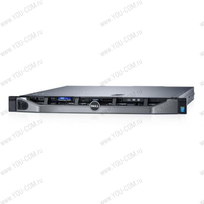 Шасси серверное Dell PowerEdge R330 1U no CPU(E3-1200v5)/ HS/ no memory(4)/ H330/ noHDD(8)SFF HotPlug/ DVDRW/ iDRAC8 Ent/ 2xGE/ no RPS(2up)/ Bezel/ Static Rails/PCI-E: 1xF+1xL/ 3YBWNBD (210-AFEV)