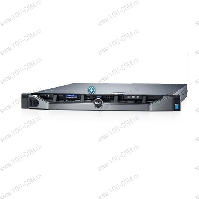 Dell PowerEdge R330 1U/ E3-1225v5 3,3Ghz/ 1x8Gb UDIMM(2133)/ H330/ 1x600Gb SAS 10K SFF/ UpTo(8)SFF HotPlug/ DVDRW/ iDRAC8 Ent/ 2xGE/ 1xRPS350W(2up)/ Bezel/ Static Rails/no ARM/PCI-E: 1xF+1xL/ 3YBWNBD
