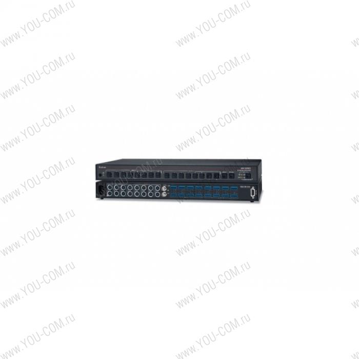 Матричный коммутатор 8х8 Extron MAV 88 SVA [60-555-22] сигналов S-Video (разъемы 4-pin mini DIN (F)) и стерео аудио (на 5-конт. клеммных блоках (3.5 mm)), управление по RS232, ИК (опция), 150 МГц.