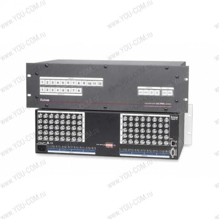 Матричный коммутатор 8x8 Extron CrossPoint Ultra 88 HVA [60-336-21] сигнала RGBHV и стерео аудио, ультраширокополосный, с технологией ADSP™, управление по IP Link® Ethernet, RS-232 и RS-422, высота 3U, 600 МГц.