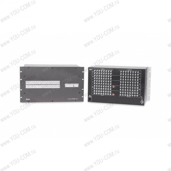 Матричный коммутатор 16x16 Extron CrossPoint Ultra 1616 HV [60-332-22] сигналов RGBHV, ультраширокополосный с технологией ADSP™, управление по IP Link® Ethernet, RS-232 и RS-422, высота 6U, 525 МГц.