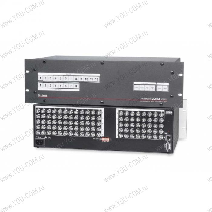 Матричный коммутатор [60-334-22] Extron CrossPoint Ultra 128 HV сигнала RGBHV, ультраширокополосный, с технологией ADSP™, управление по IP Link® Ethernet, RS-232 и RS-422, высота 3U, 600 МГц.