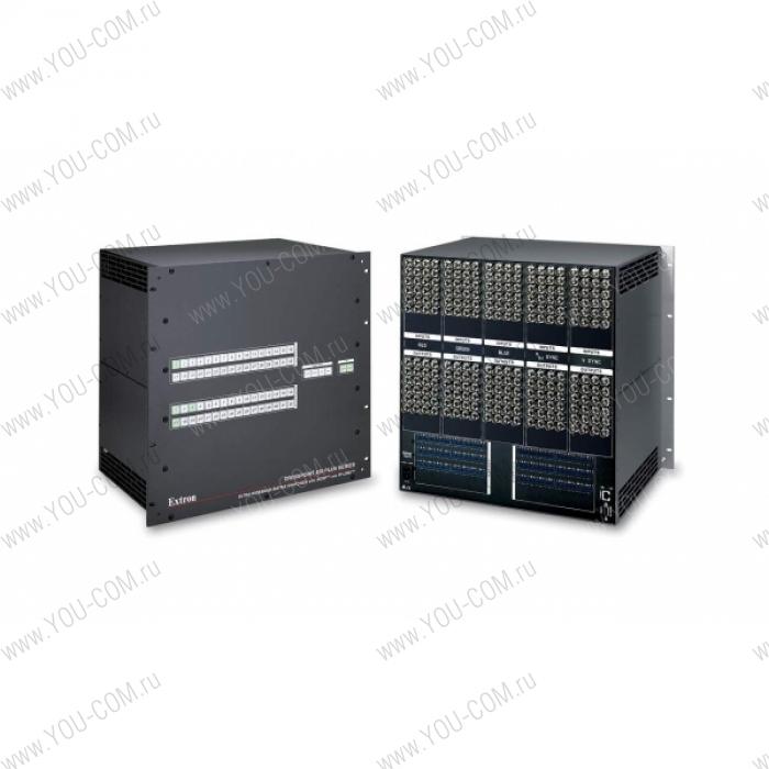 Матричный коммутатор 24x24 Extron CrossPoint 450 Plus 2424 HV [60-468-02] сигналов RGBHV, ультраширокополосный, с технологиями ADSP™, DSVP™, управление по IP Link® Ethernet, RS-232 и RS-422, 450 МГц, высота 10U, резервный источник питания.