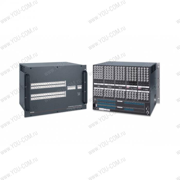 Матричный коммутатор 24x12 Extron CrossPoint 450 Plus 2412 HV [60-470-02] сигналов RGBHV, ультраширокополосный, с технологиями ADSP™, DSVP™, управление по IP Link® Ethernet, RS-232 и RS-422, 450 МГц, высота 8U, резервный источник питания.