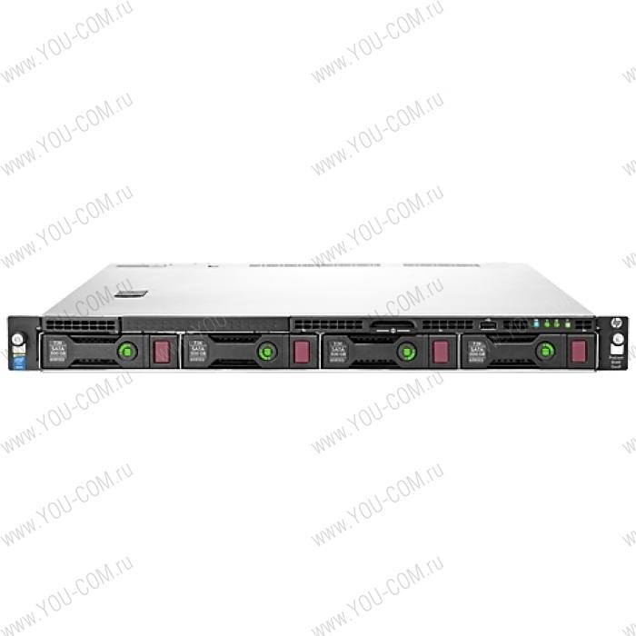 Сервер Proliant DL60 Gen9 E5-2609v4 Hot Plug Rack(1U)/Xeon8C 1.7GHz(20Mb)/1x8GbR1D_2400/B140i(ZM/RAID 0/1/10/5)/noHDD(4)LFF/noDVD/iLOstd(no port)/3HSFans/2x1GbEth/Thumb/EasyRK/1x550W(NHP) 