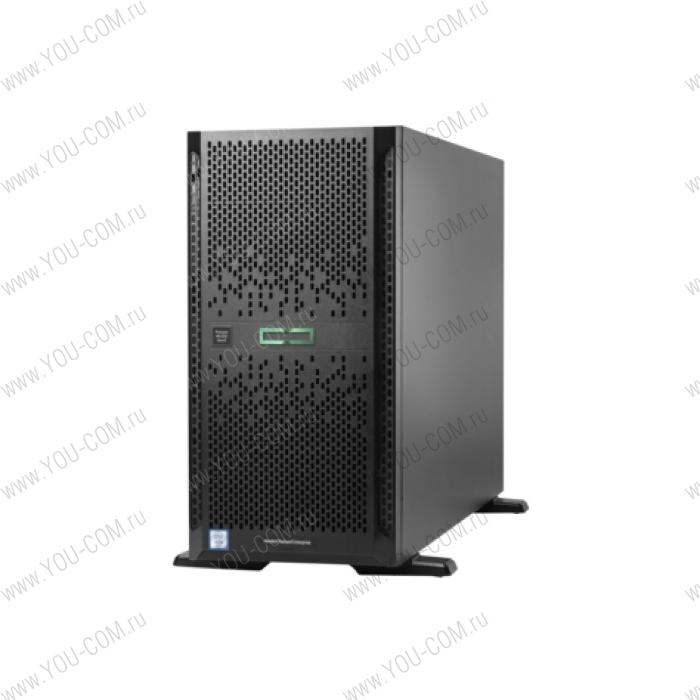 Сервер ProLiant ML350 Gen9 E5-2609v4 Tower(5U)/Xeon8C 1.7GHz(20Mb)/1x16GbR1D_2400/P440arFBWC(2GB/RAID 0/1/10/5/50/6/60)/noHDD(8/48up)SFF/DVDRW/iLOstd/3HPFans/4x1GbEth/1x500wFPlat(2up)